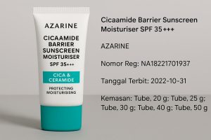 Azarine Cicamide Barrier Sunscreen Moisturiser SPF 35 +++