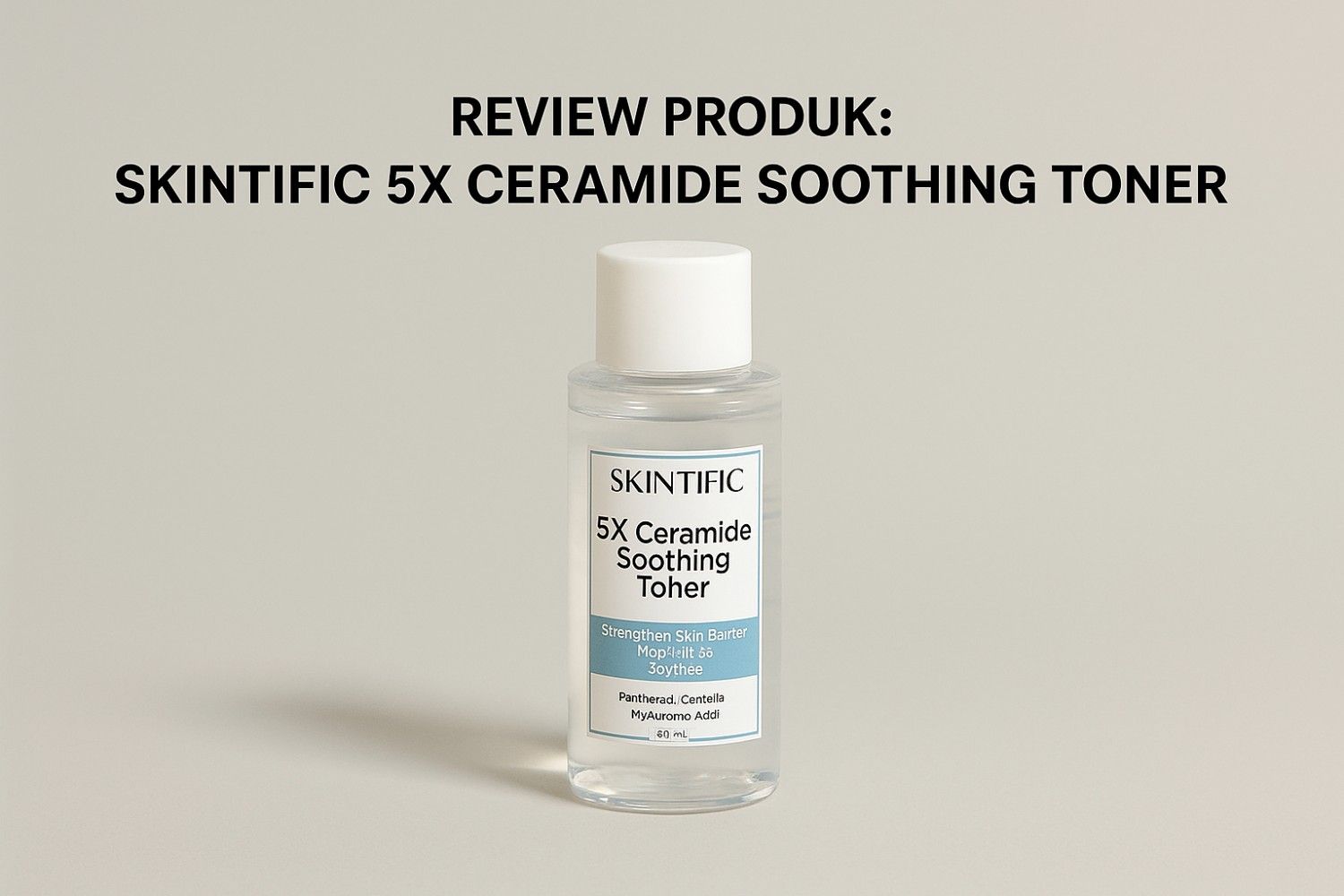 Review Skintific 5X Ceramide Soothing Toner