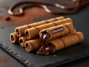 (90)MD236113041016(91)221030 Chocolatos Wafer Roll Rasa Cokelat