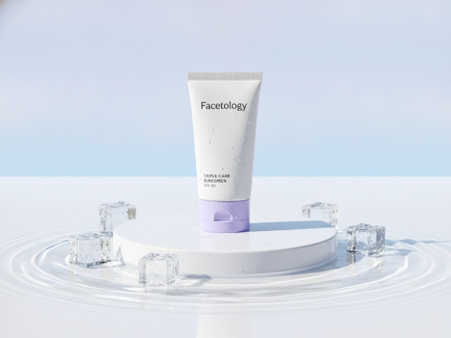 (90)NA18241703027 Facetology Triple Care Sunscreen For Oily Skin SPF 40