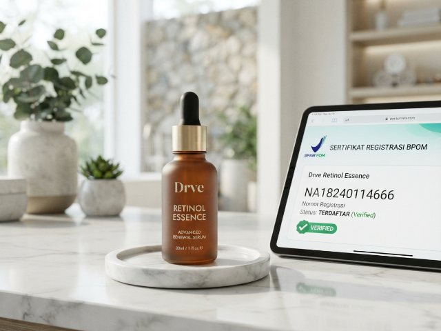 Hasil Scan Bpom (90)NA18240114666 Drve Retinol Essence & Status Registrasi 1 (90)NA18240114666